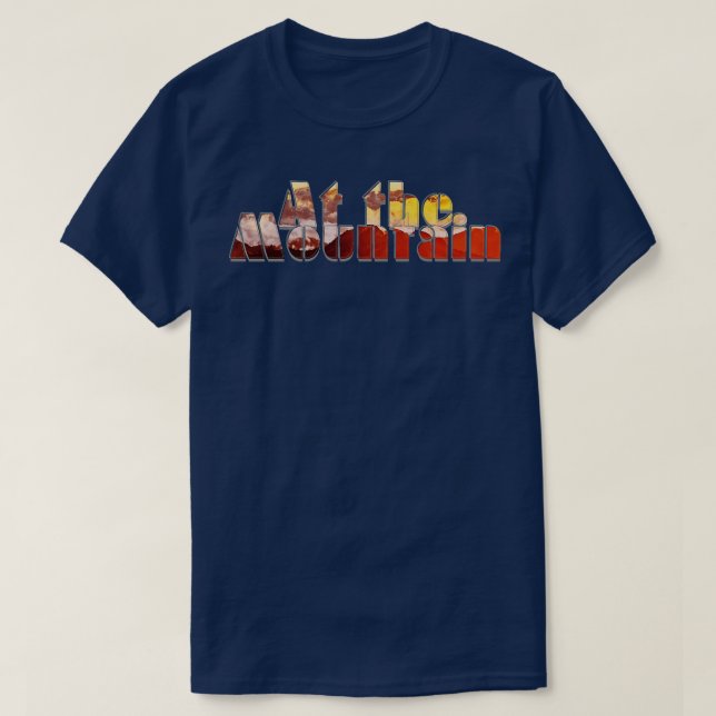At the Mountain T-Shirt (Design Front)
