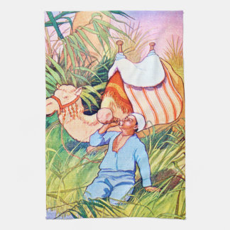 At The Oasis Tea Towel