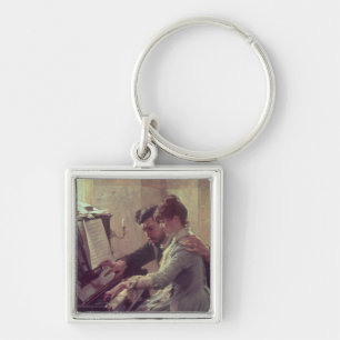 At the Piano Key Ring