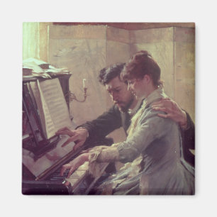 At the Piano Magnet