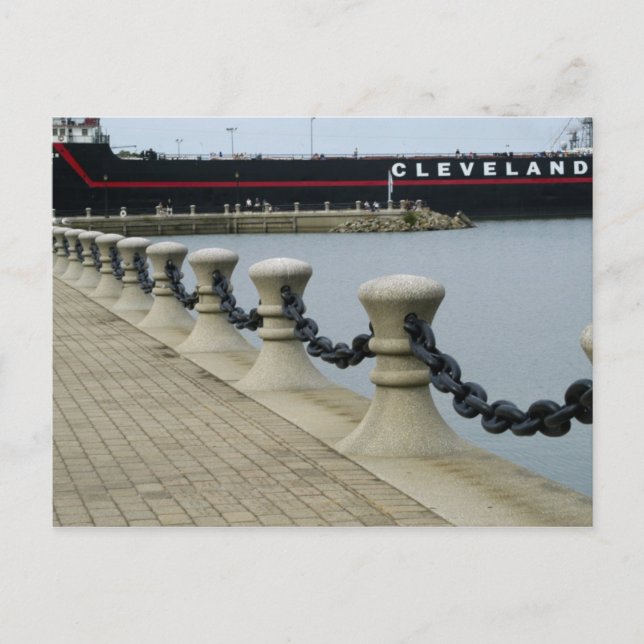 At the Pier in Cleveland Ohio Postcard (Front)