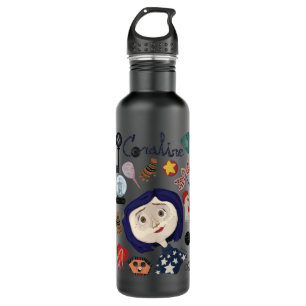 At the Pink Palace Apartments Pattern 710 Ml Water Bottle