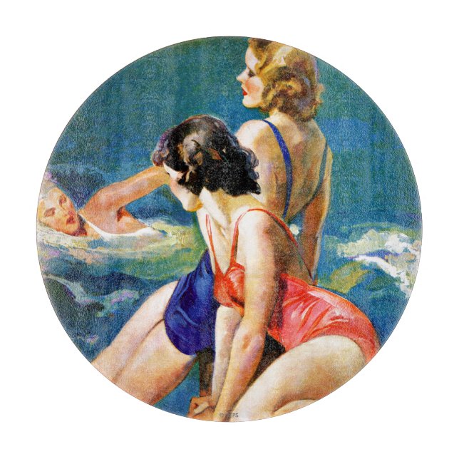 At the Pool Cutting Board (Front)