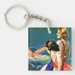 At the Pool Key Ring