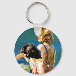 At the Pool Key Ring