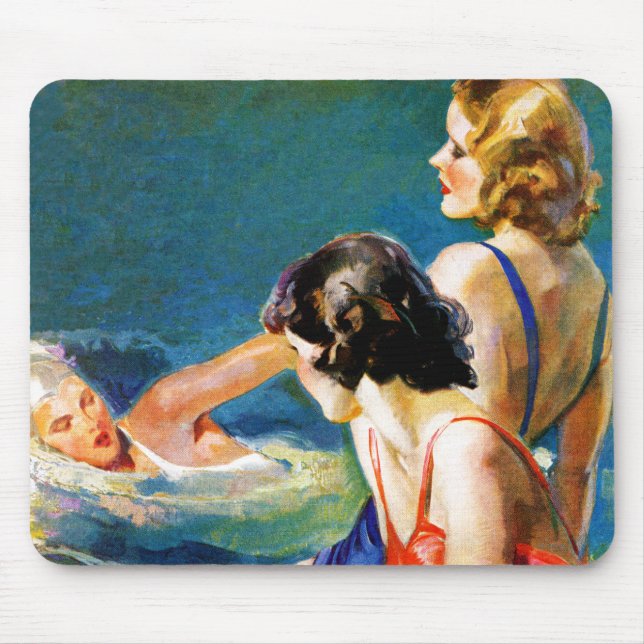 At the Pool Mouse Pad (Front)