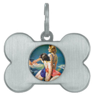 At the Pool Pet Tag