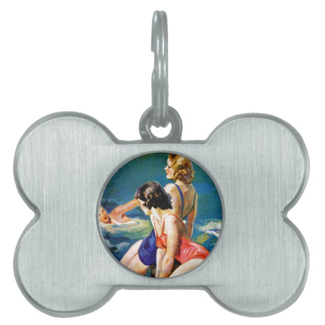 At the Pool Pet Tag (Front)