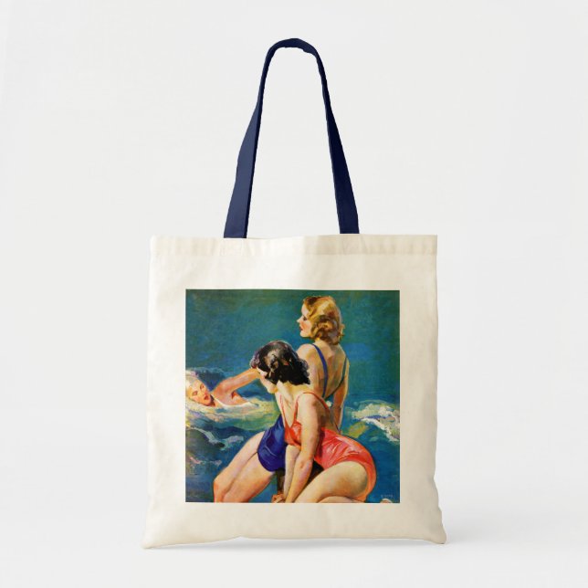 At the Pool Tote Bag (Front)
