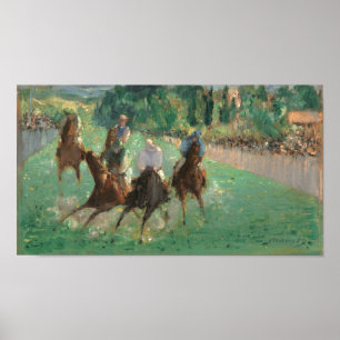 At the Races - Edouard Manet Fine Art Poster