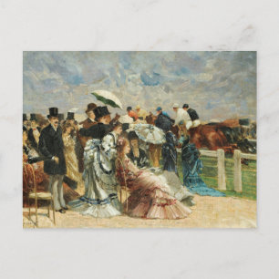 At the Races   Louis Abel-Truchet Postcard