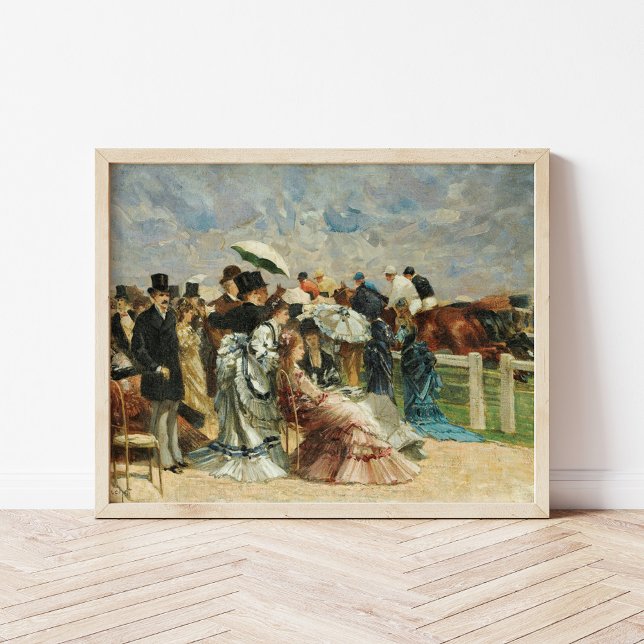 At the Races | Louis Abel-Truchet Poster (Creator Uploaded)