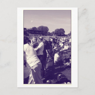 At the races postcard