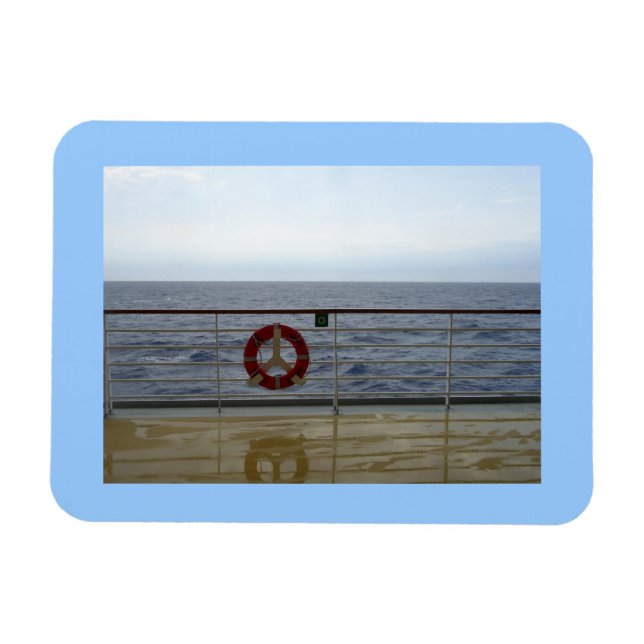 At the Railing Magnet (Horizontal)