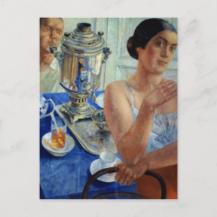 At the Samovar, 1926 Postcard