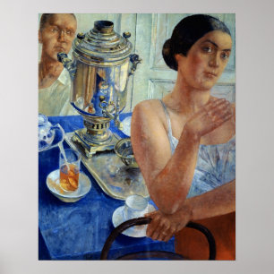 At the Samovar, 1926 Poster