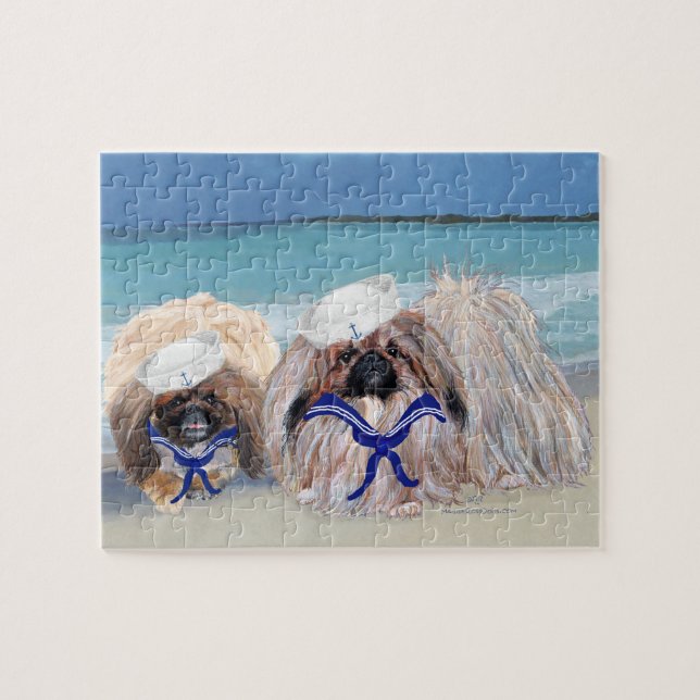 At the Seashore Jigsaw Puzzle (Horizontal)
