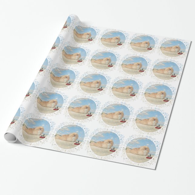 At the Seashore Wrapping Paper (Unrolled)