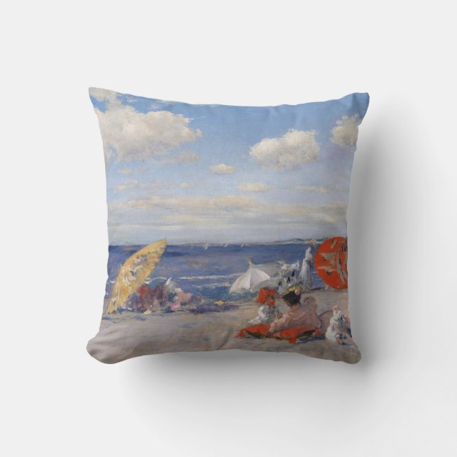 At the Seaside | c.1892 Cushion (Front)