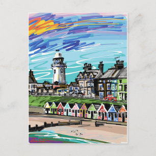 At the Seaside Postcard