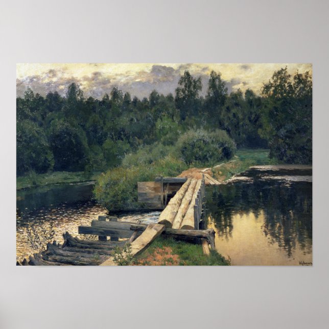 At the Shallow, 1892 Poster (Front)