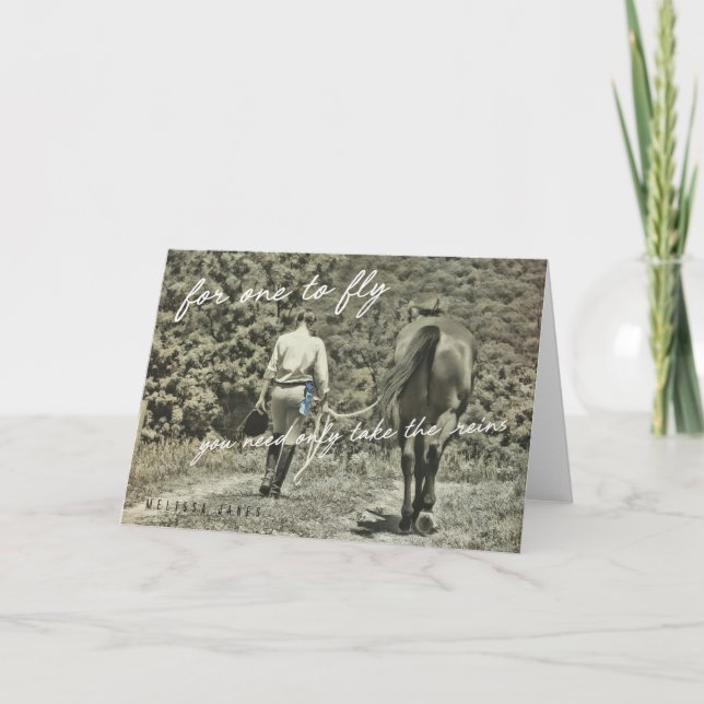 AT THE SHOW Greeting Card (Front)