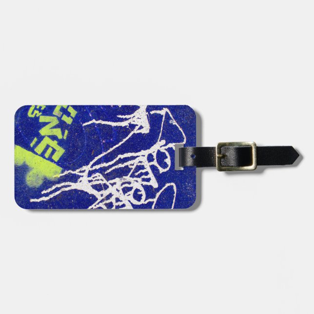 At the Skatepark Luggage Tag (Front Horizontal)