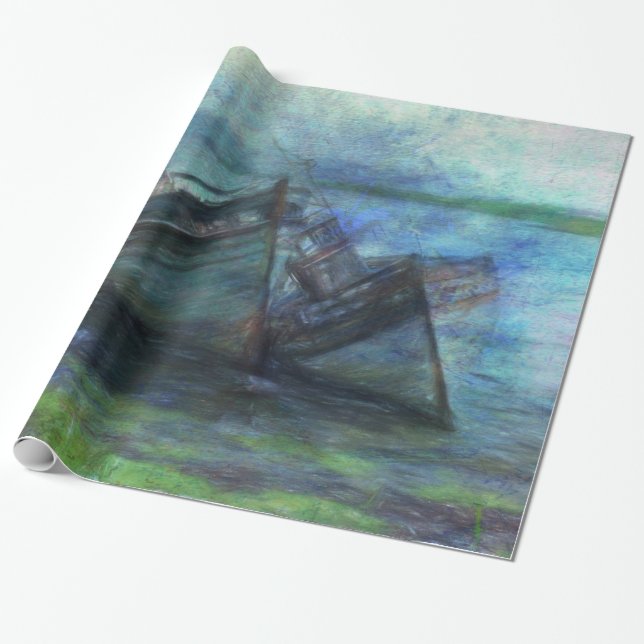 At the Water’s Edge Wrapping Paper (Unrolled)