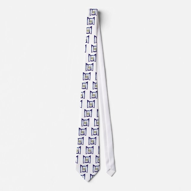 at the window tie (Front)