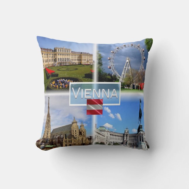 AT Vienna - Schloss Schonbrunn - Prater Fnfair - Cushion (Front)
