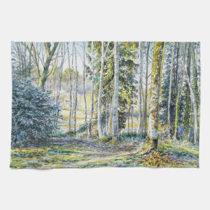 ‘At Winter’s Edge...' - Tea Towel