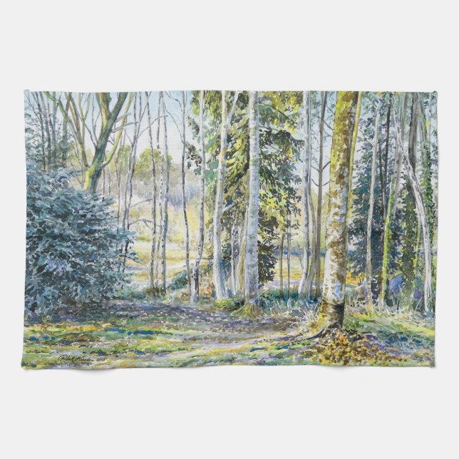‘At Winter’s Edge...' - Tea Towel (Horizontal)