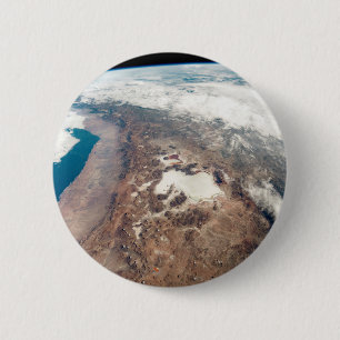 Atacama Desert And Salt Flats In The Andes 6 Cm Round Badge