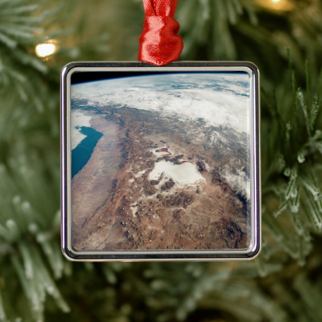Atacama Desert And Salt Flats In The Andes Metal Ornament (Tree)