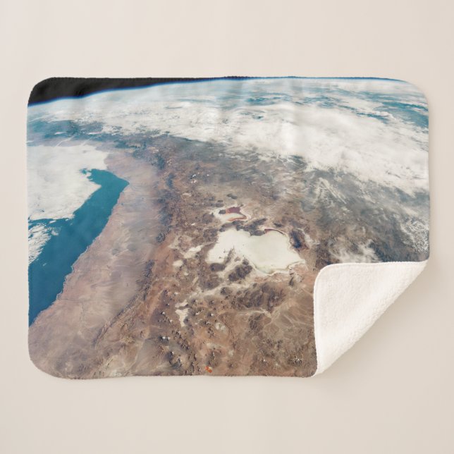 Atacama Desert And Salt Flats In The Andes Sherpa Blanket (Front (Horizontal))