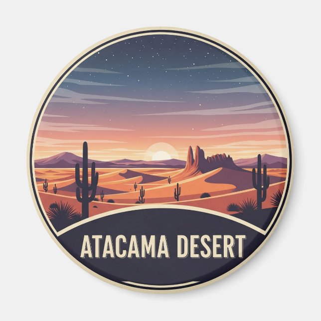 Atacama Desert Chile Magnet (Front)