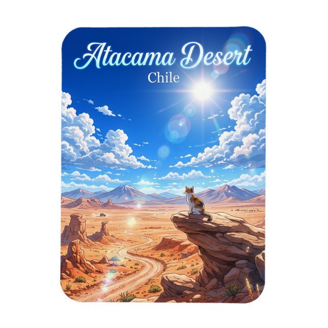 Atacama Desert Chile Magnet (Vertical)