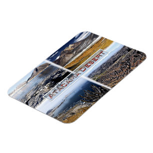 Atacama Desert - Chile - Mosaic - Magnet