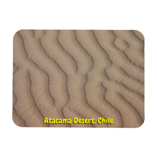 Atacama Desert sand ripples Magnet (Horizontal)