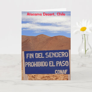 Atacama geoglyphs, Chile Card