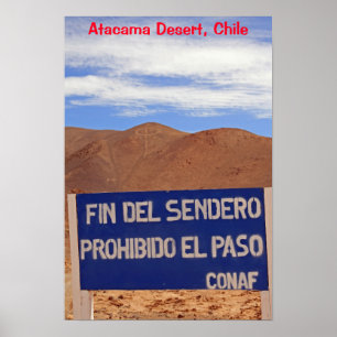 Atacama geoglyphs, Chile Poster