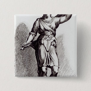 Atalanta, c.1653 15 cm square badge