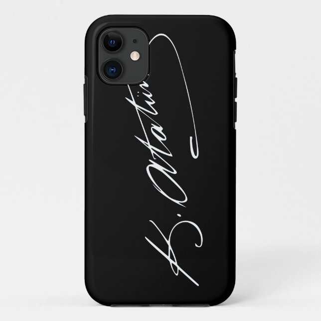 Ataturk Case-Mate iPhone Case (Back)