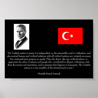 Ataturk - On Turkey and Int'l Society Poster