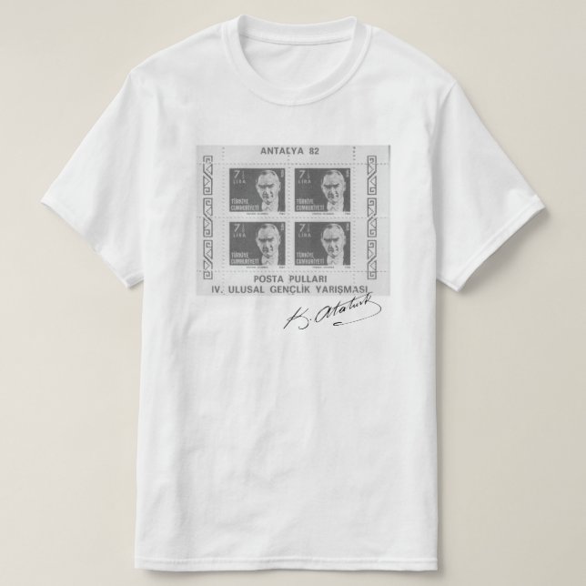Atatürk stamp T-Shirt (Design Front)