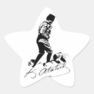 Ataturk Star Sticker