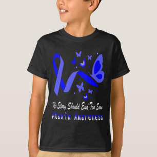 Ataxia Awareness Butterfly Support  T-Shirt