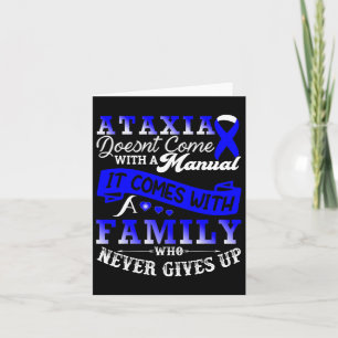 Ataxia Awareness Family Warrior Support Card