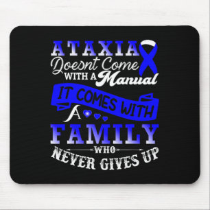 Ataxia Awareness Family Warrior Support Mouse Pad