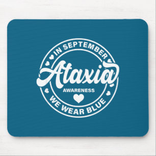 Ataxia awareness for men women we wear blue mouse pad
